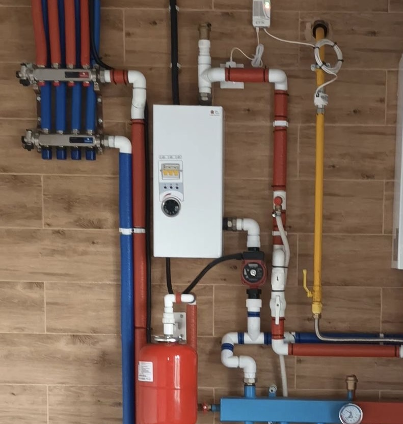 Подключение электрического котла к системе