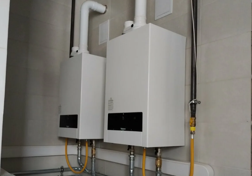Установка настенного газового котла